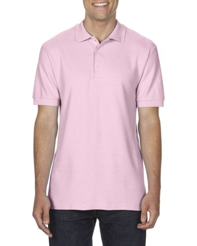 Gildan GI85800, dupla piké prémium galléros póló, Light Pink-2XL