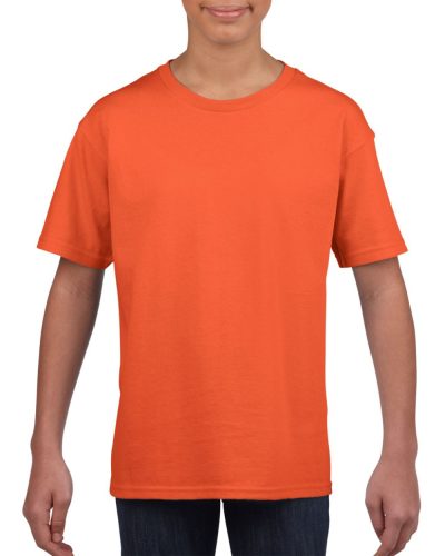 Gildan softstyle gyerek póló, GIB64000, Orange-M