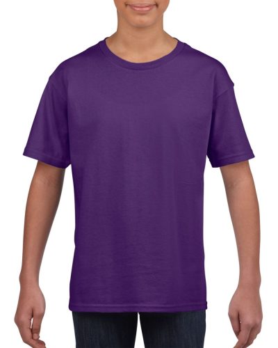 Gildan softstyle gyerek póló, GIB64000, Purple-XS