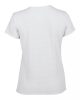 Női performance rövid ujjú sportpóló, Gildan GIL42000, White-2XL