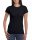 Softstyle Női póló, Gildan GIL64000, kereknyakú, rövid ujjú, Black-XL