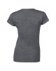 Softstyle Női póló, Gildan GIL64000, kereknyakú, rövid ujjú, Dark Heather-XL