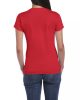 Softstyle Női póló, Gildan GIL64000, kereknyakú, rövid ujjú, Red-2XL