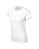 Softstyle Női póló, Gildan GIL64000, kereknyakú, rövid ujjú, White-2XL