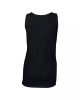 Softstyle ujjatlan Női póló, Gildan GIL64200, pamut trikó, Black-L