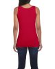 Softstyle ujjatlan Női póló, Gildan GIL64200, pamut trikó, Cherry Red-S