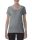 Mély nyakkivágású softstyle Női póló, Gildan GIL64550, rövid ujjú, Graphite Heather-XL