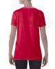Mély nyakkivágású softstyle Női póló, Gildan GIL64550, rövid ujjú, Red-L