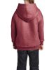 Gildan kapucnis gyerek pulóver, GIB18500, Heather Sport Dark Maroon-XL