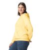 Gildan softstyle GISF500 uniszex kapucnis pulóver, Yellow Haze-2XL