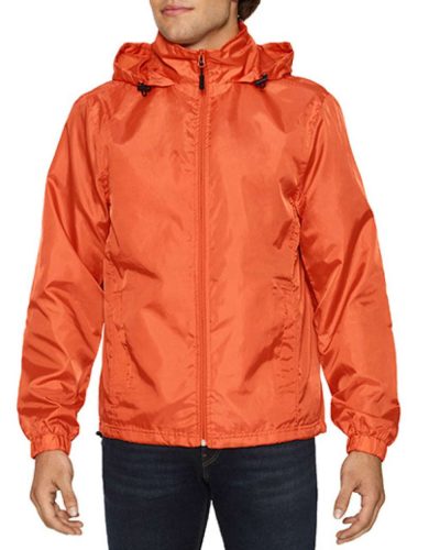 Gildan hammer GIWR800 bélelt rejtett kapucnis unisex széldzseki,Orange-M