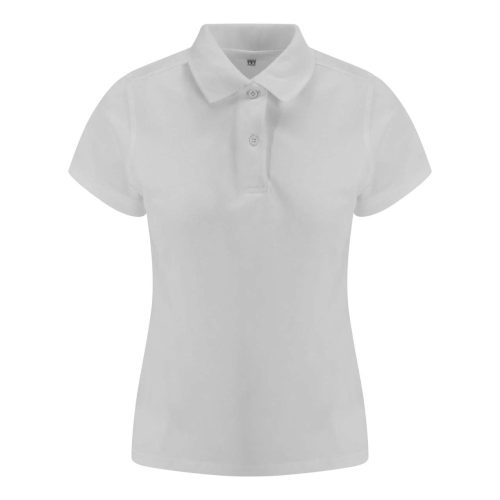 Rövid ujjú Női galléros sztrecs pólóJust Polos JP002F, White-L