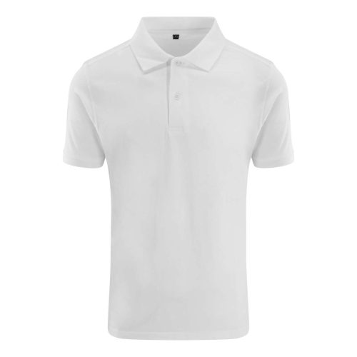 Sztrecs galléros férfi póló, Just Polos JP002, White-2XL