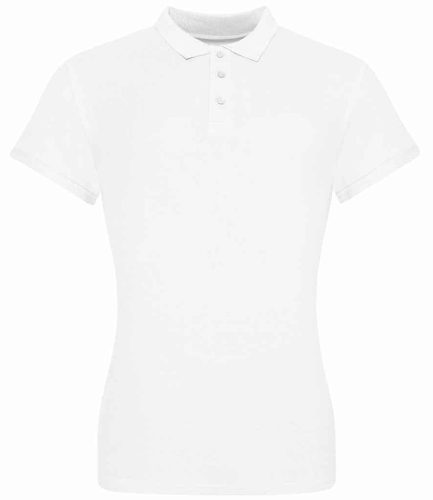 Galléros Női póló, Just Polos JP100F, White-2XL