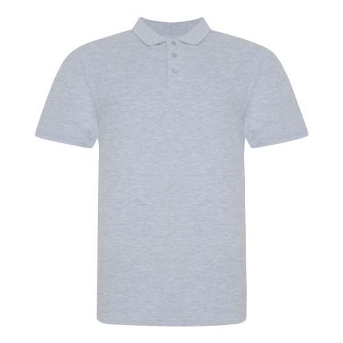 Galléros piké póló, Just Polos JP100, Heather Grey-XL