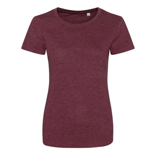 JT001F tri-blend Női rövid ujjú póló Just Ts, Heather Burgundy-L