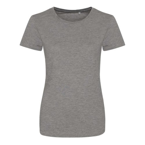 JT001F tri-blend Női rövid ujjú póló Just Ts, Heather Grey-M