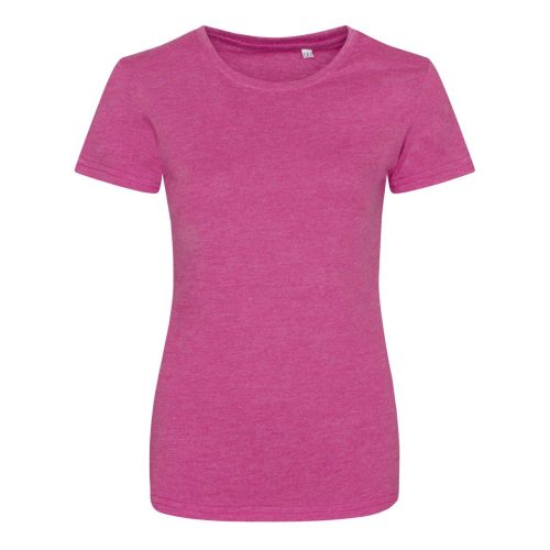 JT001F tri-blend Női rövid ujjú póló Just Ts, Heather Pink-S