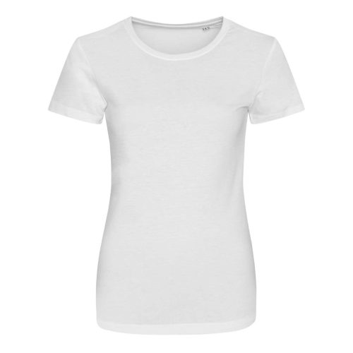 Tri-blend Női környakas póló, Just Ts JT001F, Solid White-L