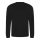 Hosszu ujjú Tri-blend férfi póló, Just Ts JT002, Solid Black-L