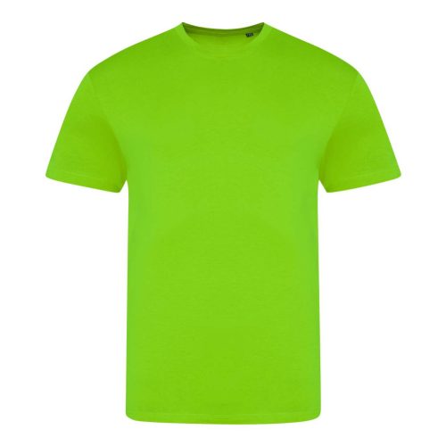 Rövid ujjú electric tri-blend póló, Just Ts JT004, Electric Green-2XL