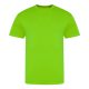 Rövid ujjú electric tri-blend póló, Just Ts JT004, Electric Green-2XL