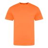 Rövid ujjú electric tri-blend póló, Just Ts JT004, Electric Orange-2XL