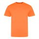 Rövid ujjú electric tri-blend póló, Just Ts JT004, Electric Orange-2XL