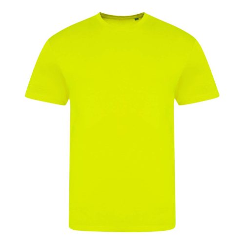 Rövid ujjú electric tri-blend póló, Just Ts JT004, Electric Yellow-2XL