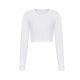 Hasig érő hosszu ujjú Női póló, Just Ts JT016, Solid White-S