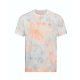 Batikolt rövid ujjú póló, Just Ts JT022, Grey Pink Marble-L