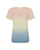 Batikolt rövid ujjú póló, Just Ts JT022, Pastel Sunset Dip-2XL