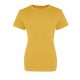 Kereknyakú rövid ujjú Női póló, Just Ts JT100F, Mustard-XL