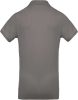 Kariban organikus rövid ujjú férfi galléros piké póló KA209, Storm Grey-S