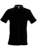 Kariban férfi rövid ujjú galléros piké póló KA241, Black-3XL