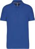 Kariban férfi rövid ujjú galléros piké póló KA241, Light Royal Blue-2XL