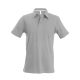 Kariban férfi rövid ujjú galléros piké póló KA241, Oxford Grey-L