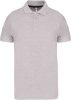 Kariban férfi rövid ujjú galléros piké póló KA241, Oxford Grey-S