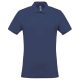 Kariban férfi galléros piké póló, rövid ujjú KA254, Deep Blue-2XL