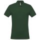 Kariban férfi galléros piké póló, rövid ujjú KA254, Forest Green-2XL