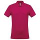 Kariban férfi galléros piké póló, rövid ujjú KA254, Fuchsia-2XL