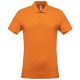 Kariban férfi galléros piké póló, rövid ujjú KA254, Orange-3XL