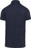 Kariban férfi galléros rövid ujjú jersey póló KA262, French Navy Heather-3XL