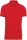 Kariban férfi galléros rövid ujjú jersey póló KA262, Red-S