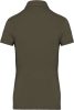 Kariban galléros Női rövid ujjú jersey póló KA263, Light Khaki-2XL