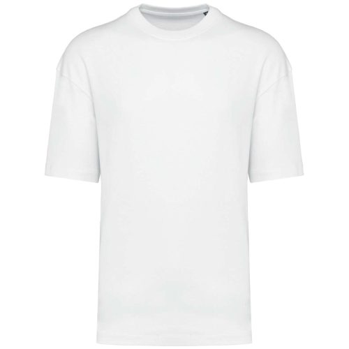 Kariban szélesebb szabású unisex környakas póló KA3008, White-2XL