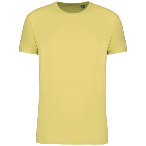 Kariban organikus rövid ujjú férfi póló KA3025IC, Lemon Yellow-XL