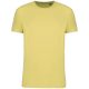 Kariban organikus rövid ujjú férfi póló KA3025IC, Lemon Yellow-XL