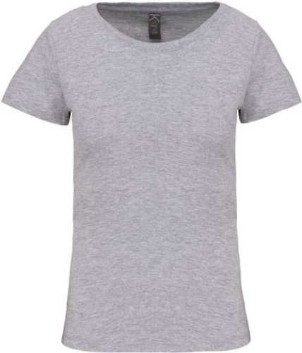 Kariban organikus kereknyakú rövid ujjú Női póló KA3026IC, Oxford Grey-L