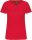 Kariban organikus kereknyakú rövid ujjú Női póló KA3026IC, Red-L